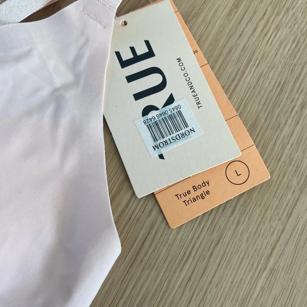 TRUE & Co True Body Bra L NWT Pink - Picture 3 of 9